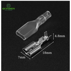 Đầu Cos Cái 4.8mm Kèm Vỏ Bọc - Túi 10 Bộ