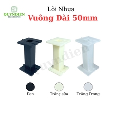 Lõi Nhựa Vuông Dài 50mm Quấn Cuộn Cảm Phân Tần Loa - Màu Đen