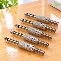 Jack 6.3mm Đực Mono Xi Thường