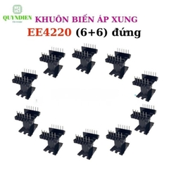 Khuôn Biến Áp EE4220 Đứng (6+6 Chân)