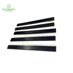 Hàng Rào Cái Đơn Lỗ Vuông Chân Dẹp Thẳng 40 Pin (Header 2.54 40 Pin)