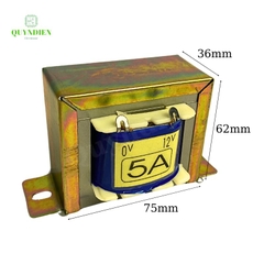 Biến áp 12V 5A dây đồng siêu bền (Minh Quang)