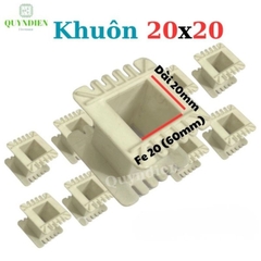 Khuôn Nhựa Quấn Biến Áp Fe Silic 20x20mm