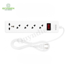 Ổ Cắm Điện Chéo 5 Cửa 2200W 5A2-5