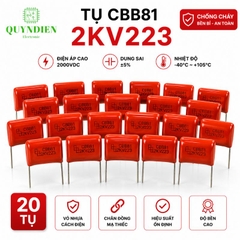 Tụ Kẹo Nâu Đỏ CBB81 2KV223