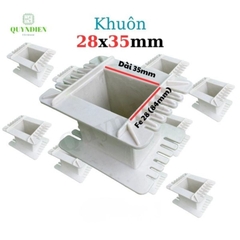 Khuôn Nhựa Quấn Biến Áp Fe Silic 28x35mm