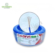 Dây Điện Cadivi Dây Đơn Lõi 7 Sợi CV1.5 - Cuộn 1 Mét