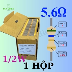 Điện trở Đài Loan 1/2W - 5Ω6