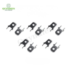 Đầu Nối Phích Cắm Đực Hai Chân 6.3mm - Túi 10 Cái