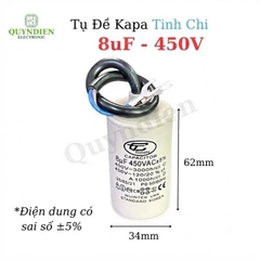 Tụ Đề Máy Bơm Nước 8uF 450VAC Tinh Chi