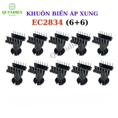 Khuôn Biến Áp EC2834 Tròn Đứng (6+6 Chân)