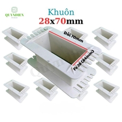 Khuôn Nhựa Quấn Biến Áp Fe Silic 28x70mm