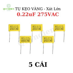 Tụ Kẹo Vàng 224K  0.22uF 275VAC-Xát Lớn