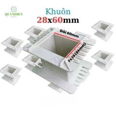 Khuôn Nhựa Quấn Biến Áp Fe Silic 28x60mm
