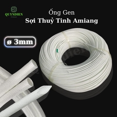 Ống gen sợi thuỷ tinh AMIANG chống cháy size 3mm