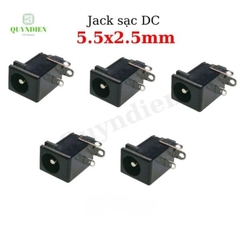 Jack Sạc DC 5.5x2.5mm Loại Chân Cắm