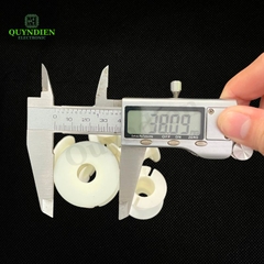 Lõi Khuôn Nhựa Audio 2 Đầu Tròn Màu Trắng Sữa