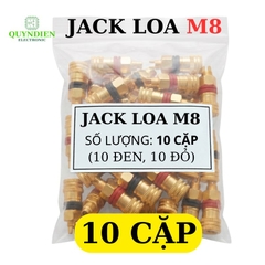 Jack Loa - Cọc Loa M8 Cốt Đồng Đỏ Đen