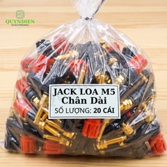 Trạm Loa Ampli Jack Loa Đôi Đỏ Đen M5 Chân Dài