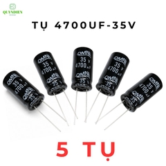 Tụ Lọc Nguồn 4700uF/35V Màu ĐEN