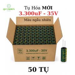 Tụ Hóa 3300uf/35v Màu ngẫu nhiên