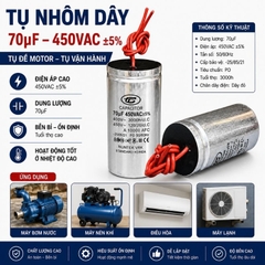 Tụ Nhôm Dây 70uF - 450V