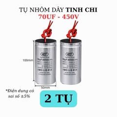 Tụ Nhôm Dây 70uF - 450V