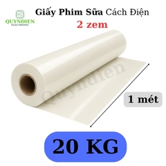 Giấy Phim Sữa Cách Điện 2 Mặt Bóng Dày 0.2mm