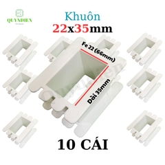 Khuôn nhựa quấn biến áp Fe silic 22x35mm
