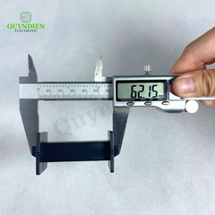Lõi Khuôn Nhựa Vuông Dài 64mm Màu Đen