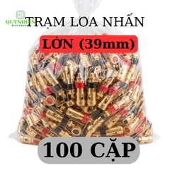 Trạm Loa Nhấn Vàng Loại Lớn 39mm Đỏ/Đen