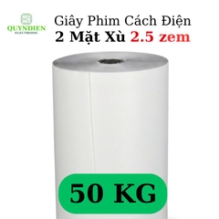Giấy Phim Cách Điện Trắng 2 Mặt Xù Dày 0.25mm
