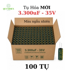 Tụ Hóa 3300uf/35v Màu ngẫu nhiên