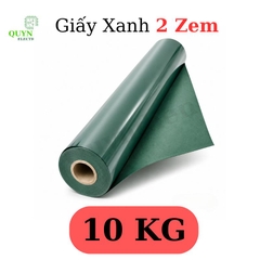 Giấy Cách Điện Xanh 1 Mặt Bóng 1 Mặt Xù Khổ 1 Mét Dày 0.2mm