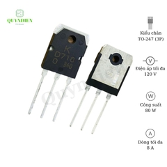 D718 transistor hãng KEC - lưng đồng mạ NIKEN chất lượng-Hộp 450 Cái