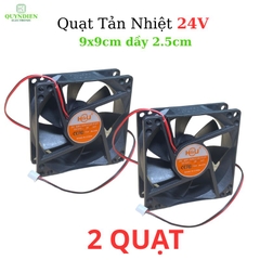 Quạt Tản Nhiệt 24V 9x9cm dày 2.5cm