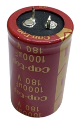 Tụ Điện Hóa Cap-Top 180V 1000uF 30x50mm dùng Lọc nhiễu, ổn định nguồn, dùng cho mạch công suất cao