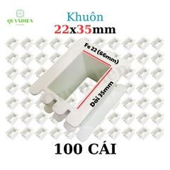 Khuôn nhựa quấn biến áp Fe silic 22x35mm
