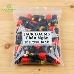 Trạm Loa Ampli Jack Loa Đôi Đỏ Đen M5 Chân Ngắn
