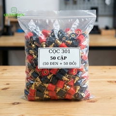 Cọc loa đỏ đen 301 [ĐÔI]