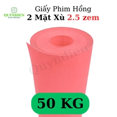 Giấy Cách Điện Hồng Khổ 1 Mét Dày 0.25mm
