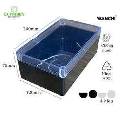Hộp Nhựa ABS Wanchi 200x120x75mm