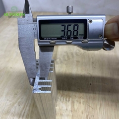 Nhôm tản nhiệt 2 tầng 7 cánh dài 7cm nhôm 2 vế 70x44x29mm