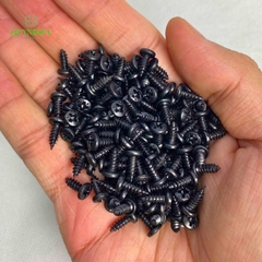 Ốc vít nhọn M3x10mm đầu Tròn dài 10mm - Túi 100 Con