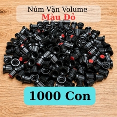 Núm Vặn Volume Nhựa Màu Đỏ Trục Hoa Mai