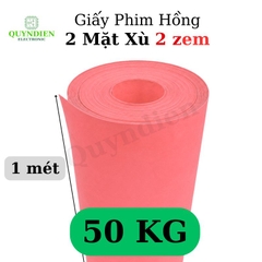 Giấy Phim Cách Điện Hồng Dày 0.2mm