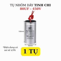 Tụ Nhôm Dây 80uF - 450V