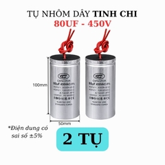 Tụ Nhôm Dây 80uF - 450V