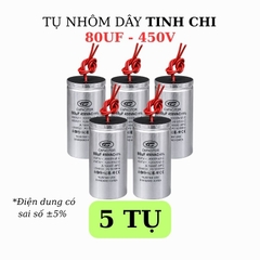 Tụ Nhôm Dây 80uF - 450V