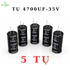Tụ Lọc Nguồn 4700uF/35V Màu ĐEN